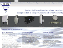 Tablet Screenshot of elanwireless.com